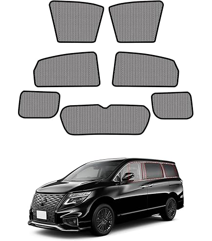 Amazon | 日産エルグランド E52型専用メッシュサイド サンシェード